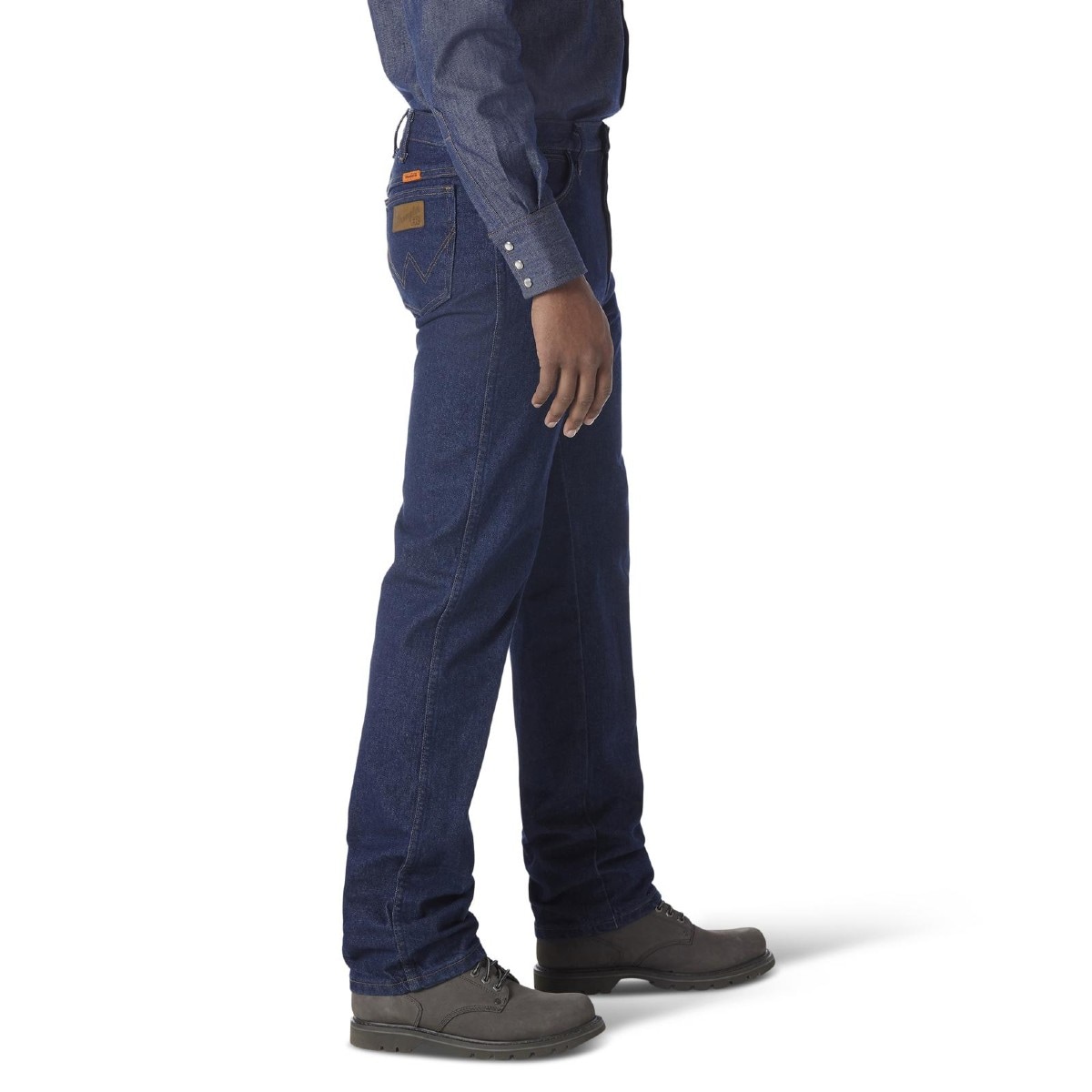 Wrangler Original Fit FR Jean In Prewash in Denim